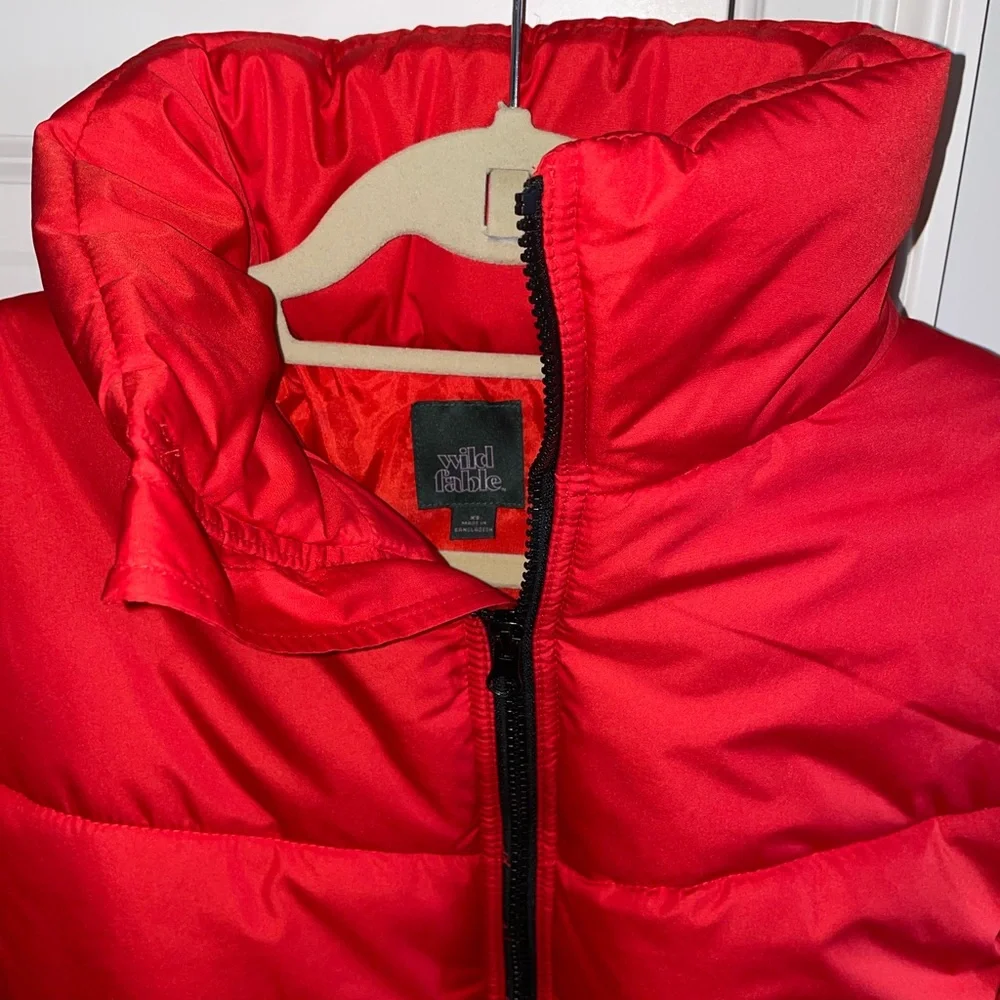 Wild Fable "Company Red" Puff Jacket, size XS - Picture 4 of 4